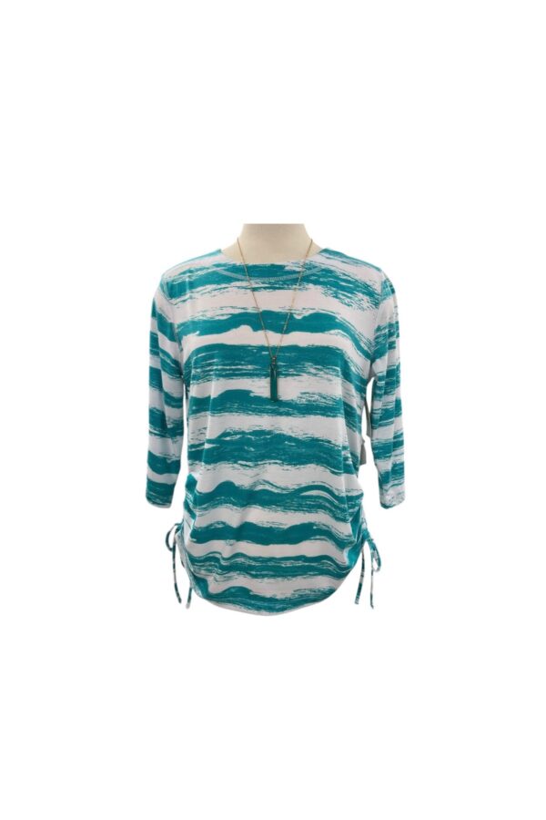 SOUTHERN LADY 3/4 SLEEVE FLORAL PRINT TOP