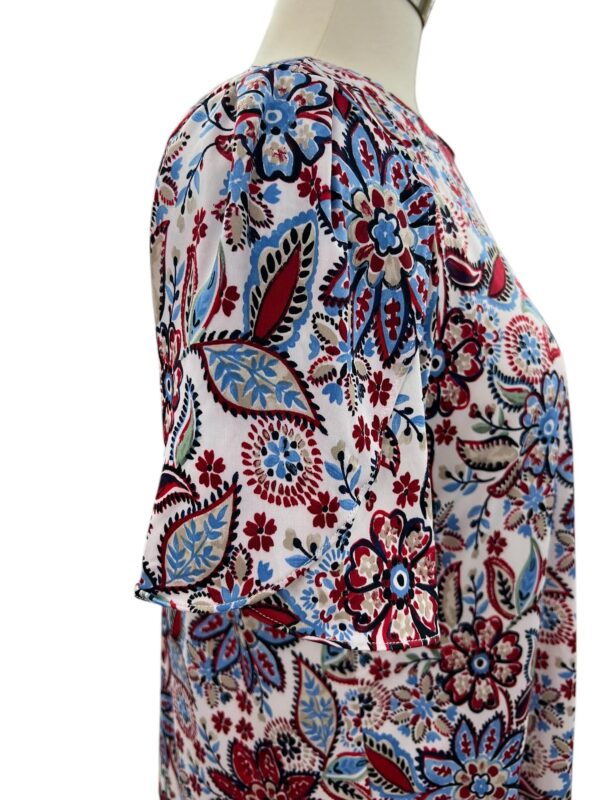 SOUTHERN LADY PETAL SLEEVE FLORAL TOP - Image 2