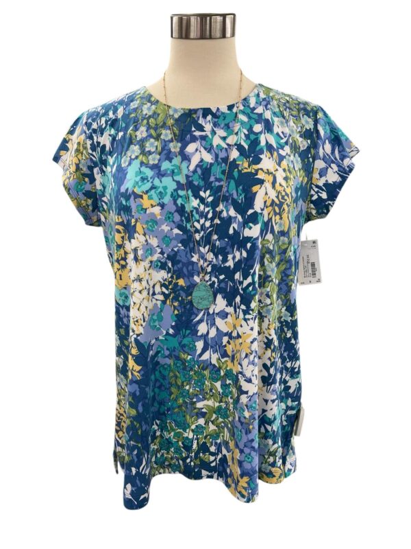 SOUTHERN LADY SHORT SLEEVE FLORAL TOP - Image 2