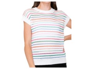 STACCATO MULTI COLOR CROCHET SWEATER