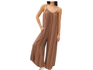 BE COOL PRINT SCOOP NECK BREEZY JUMPSUIT