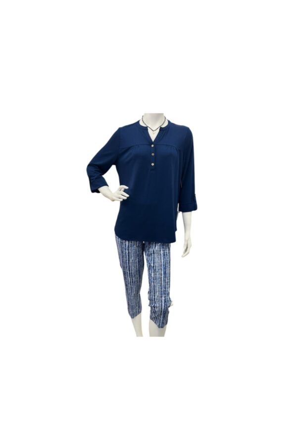 SOUTHERN LADY BENGALINE PRINT CAPRI