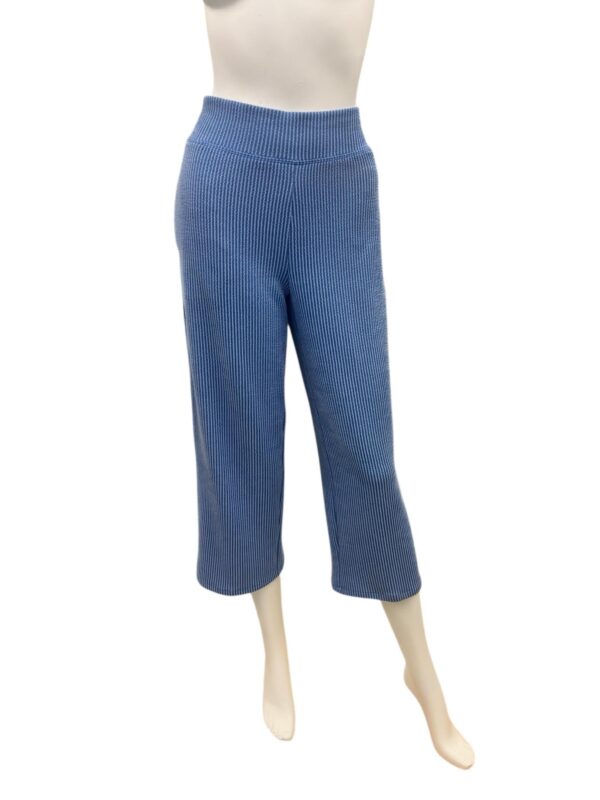 SOUTHERN LADY RIBBED KNIT CROP PANT - Image 2