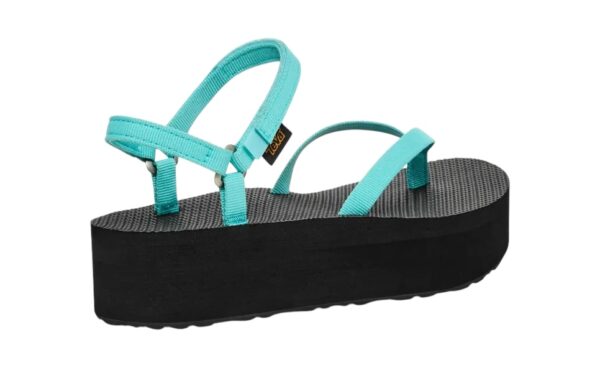 TEVA FLAT FORM SLIM BRIGHT TEAL & BLACK - Image 5
