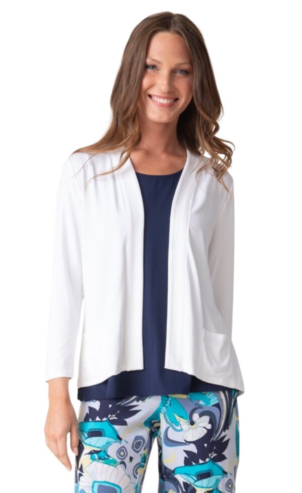 HABITAT WHITE SHIRRED BACK TRAVEL JACKET - Image 2