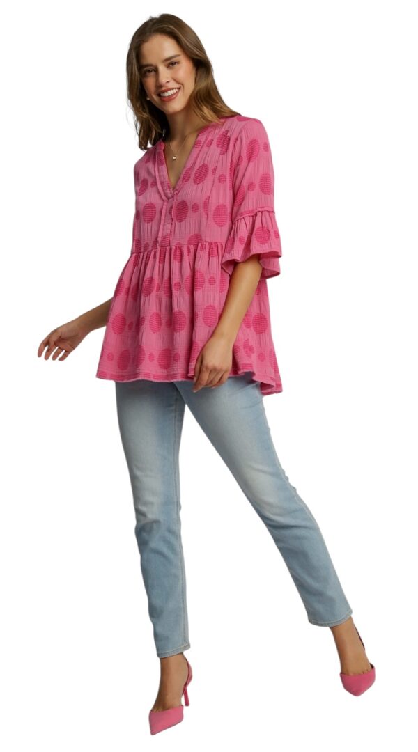 UMGEE POLKA DOT BABYDOLL TOP - Image 3