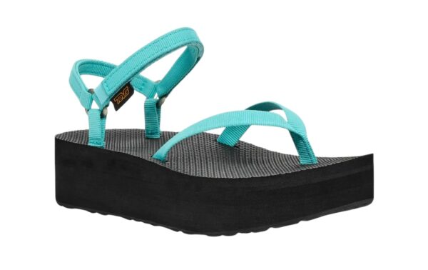 TEVA FLAT FORM SLIM BRIGHT TEAL & BLACK - Image 3