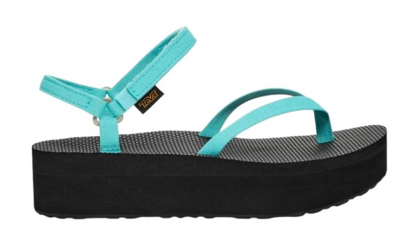 TEVA FLAT FORM SLIM BRIGHT TEAL & BLACK - Image 2