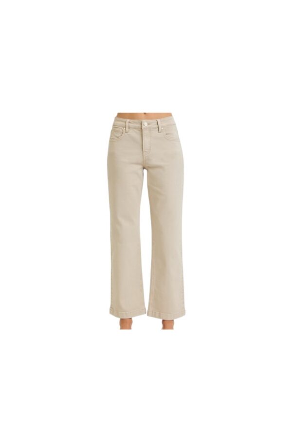 RISEN JEANS MID RISE ANKLE STRAIGHT