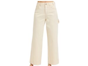 RISEN JEANS TUMMY CONTROL WIDE CROP