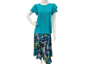SOUTHERN LADY TROPICAL PRINT SKIRT