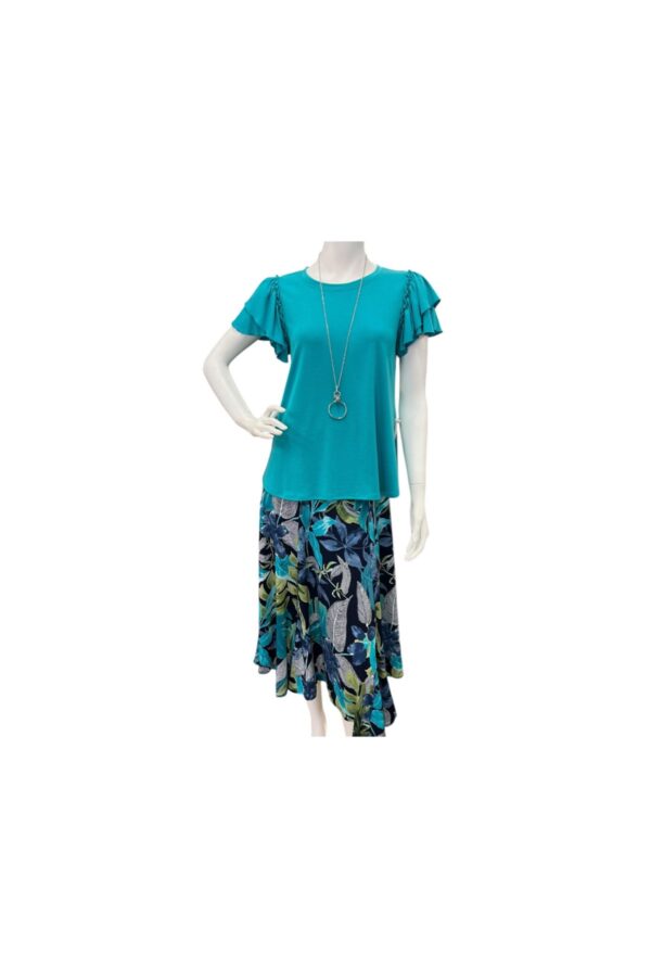 SOUTHERN LADY TROPICAL PRINT SKIRT