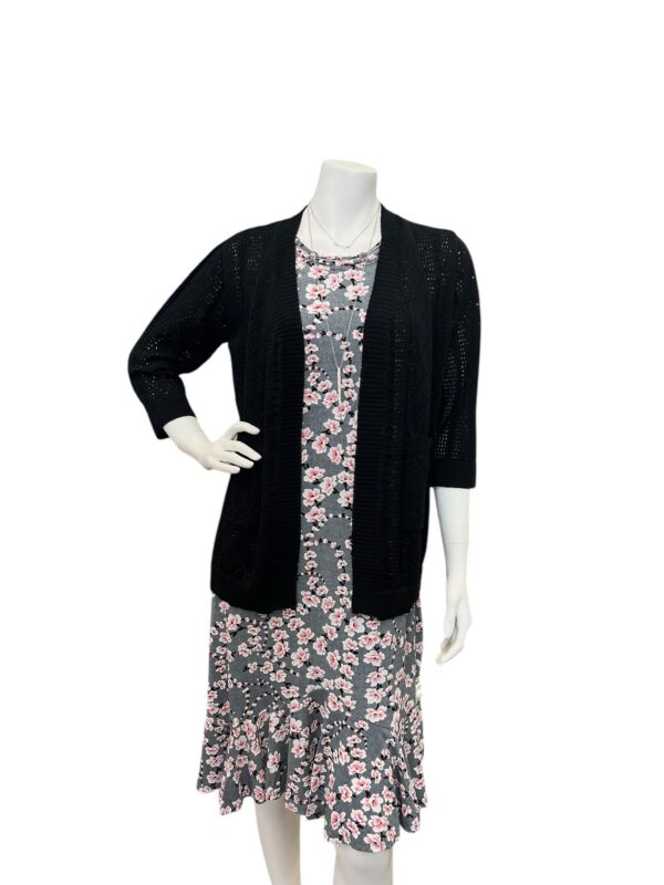 SOUTHERN LADY POINTELLE OPEN CARDIGAN SWEATER - Image 3