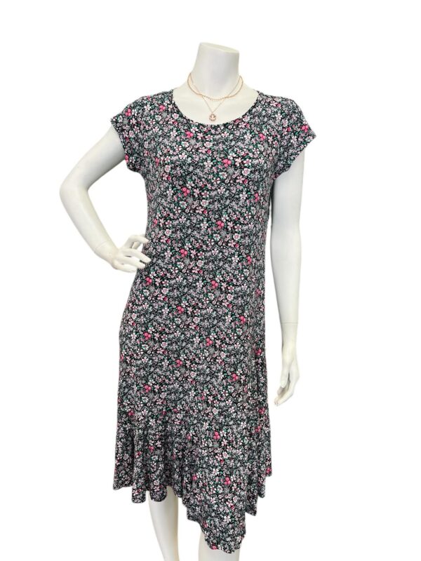 SOUTHERN LADY CAP SLEEVE DITSY FLORAL DRESS - Image 2