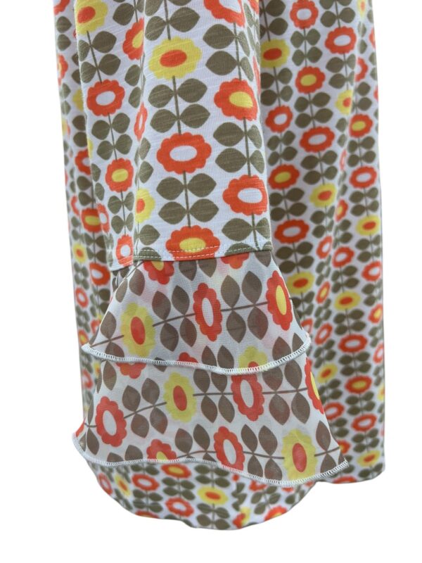 MULTIPLES FLORAL SIDE RUCHE FLOUNCE SLEEVE TOP - Image 6