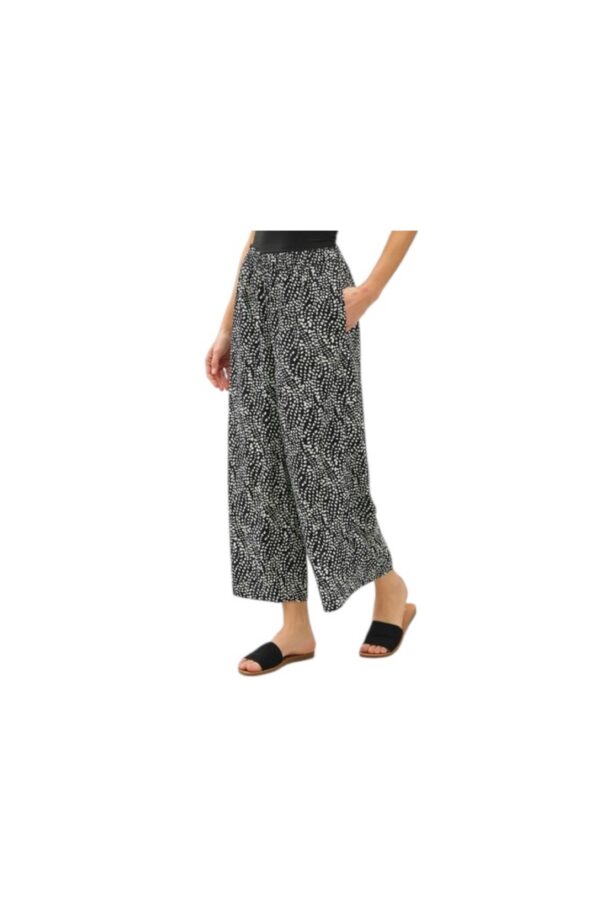 BE COOL FLOWY PRINT CROP PANT