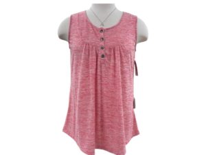 SOUTHERN LADY SLEEVELESS HEATHERED TANK
