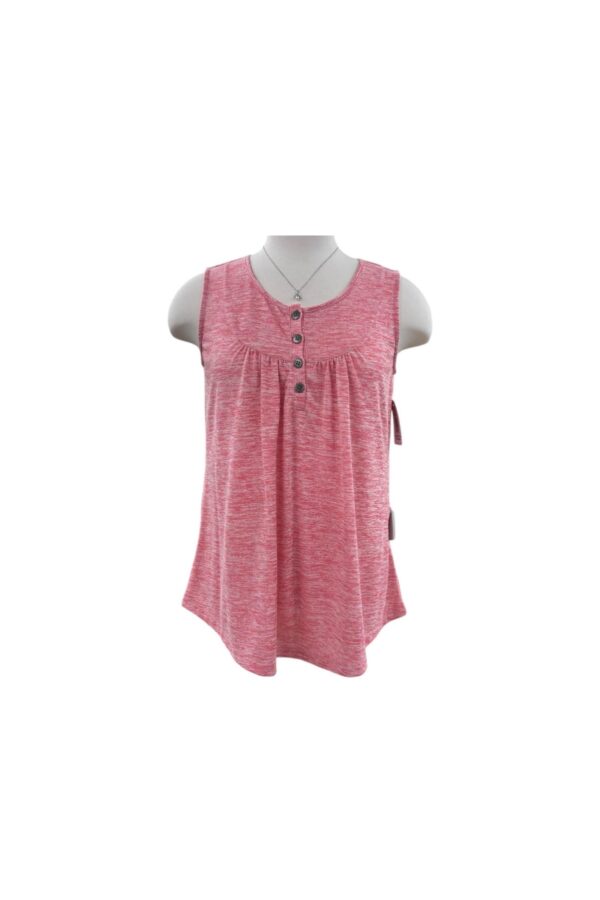 SOUTHERN LADY SLEEVELESS HEATHERED TANK