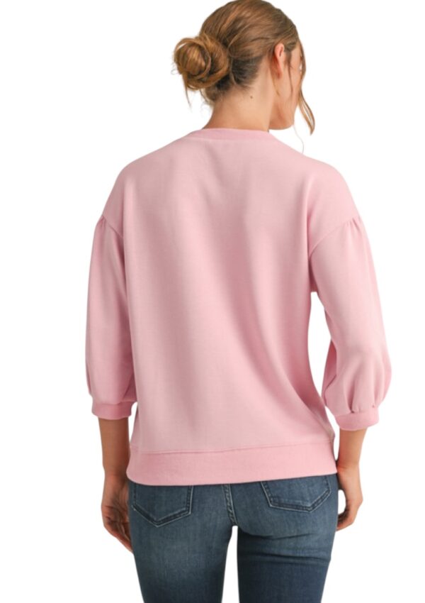 JODIFL ELBOW PUFF SLEEVE SUPER SOFT TOP - Image 3