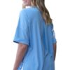 HAILEY & CO RAW EDGE ROLL SLEEVE CASUAL TOP - Image 7
