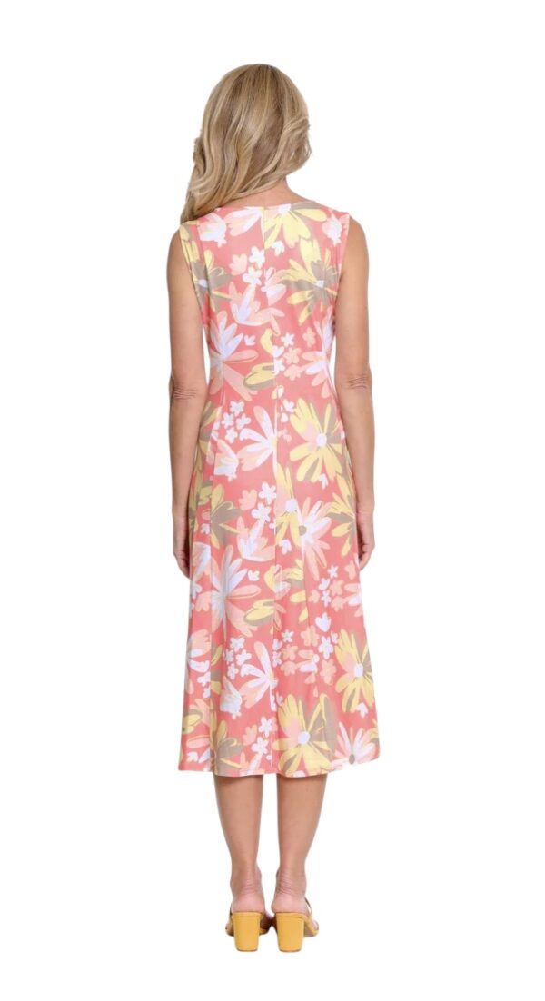 MULTIPLES MELON PRINT SCOOP NECK TANK DRESS - Image 3