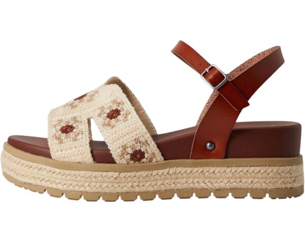 MIA KEVA SANDAL IN COGNAC/CROCHET - Image 8