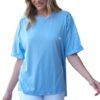 HAILEY & CO RAW EDGE ROLL SLEEVE CASUAL TOP - Image 4