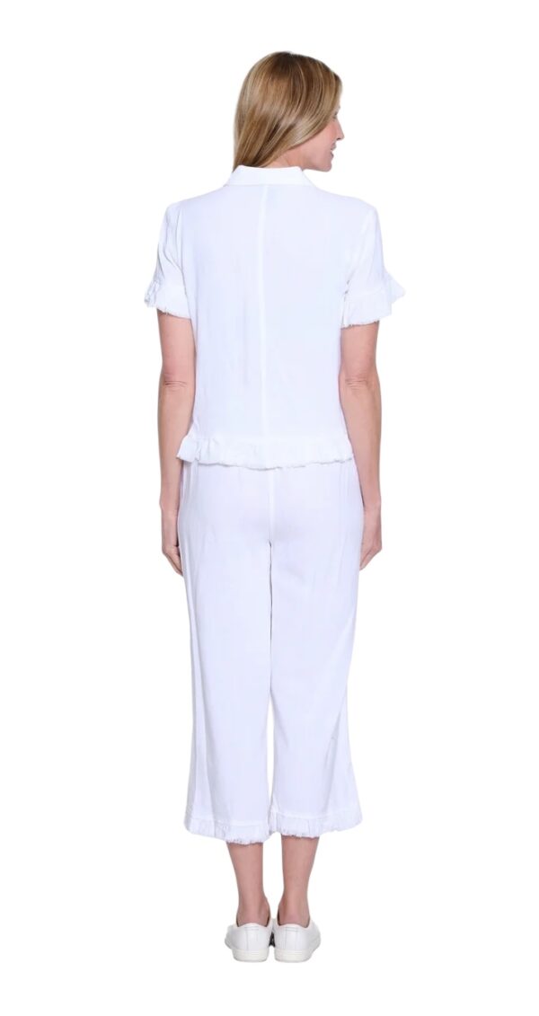 MULTIPLES SHORT SLEEVE RUFFLE SLEEVE/HEM JACKET - Image 10