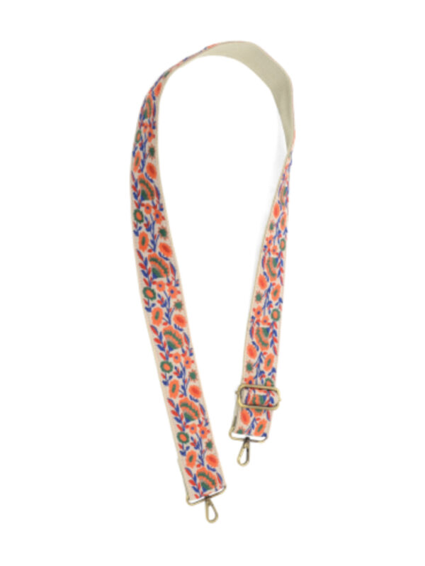 JOY SUSAN 2" MULTI WILD BLOOMS GUITAR STRAP - Image 2