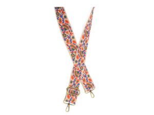 JOY SUSAN 2" MULTI WILD BLOOMS GUITAR STRAP