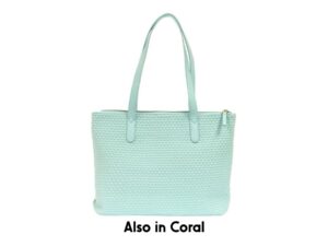 JOY SUSAN SHELLY WOVEN TOTE BAG