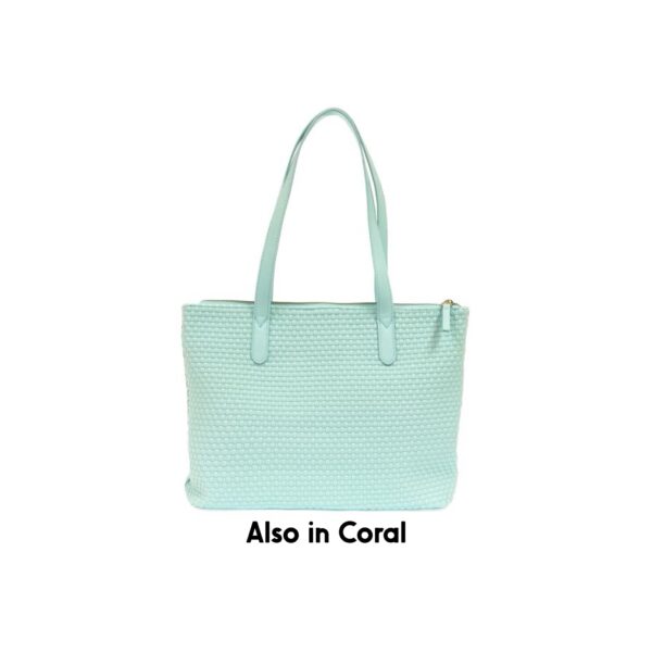 JOY SUSAN SHELLY WOVEN TOTE BAG