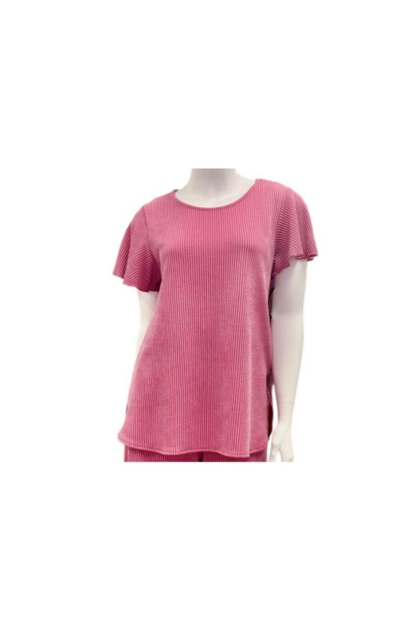 SOUTHERN LADY RIBBED KNIT TOP
