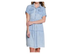 MULTIPLES TIERED TENCEL DRESS