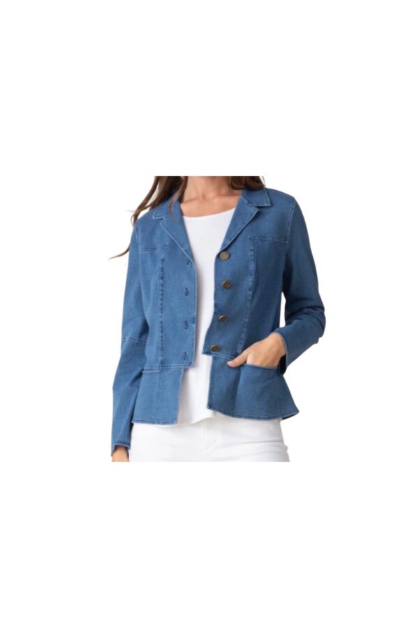 HABITAT STONEWASH COTTON KNIT JEAN JACKET