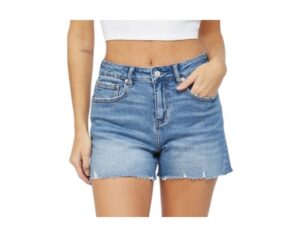 MICA DENIM HIGH RISE CUT OFF SHORTS
