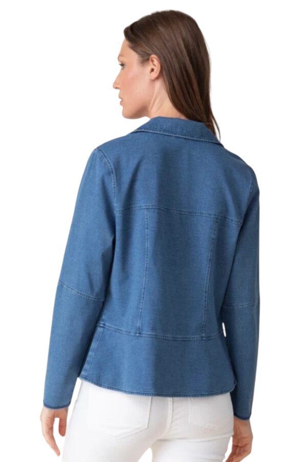 HABITAT STONEWASH COTTON KNIT JEAN JACKET - Image 3