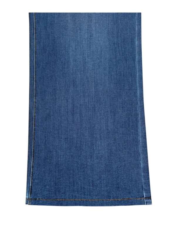 ETHYL WIDE FLARE DENIM CROP - Image 4