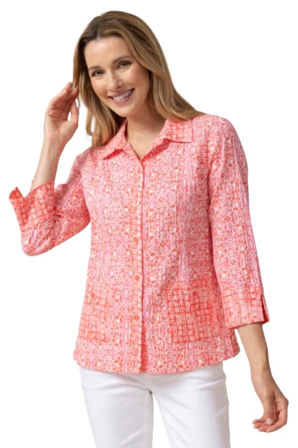 HABITAT CRINKLE COTTON MIAMI SHORE JACKET - Image 2