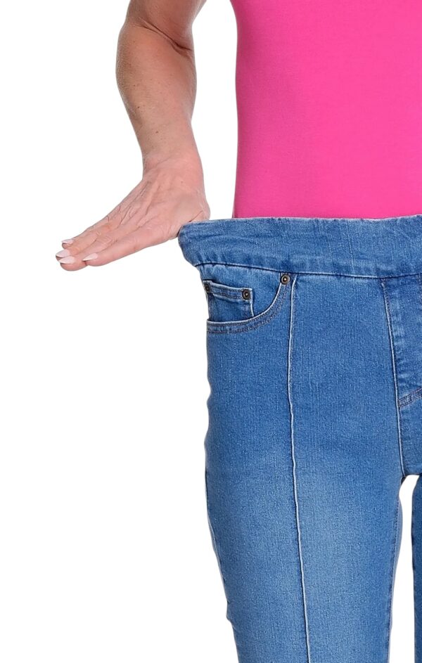 MULTIPLES PINTUCK FLARE CROP JEAN - Image 6