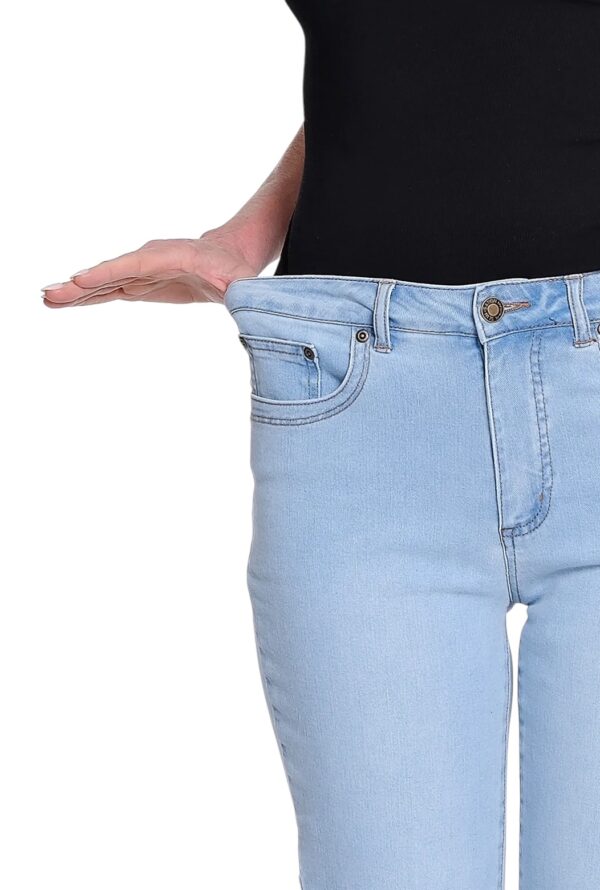MULTIPLES 5 POCKET FRINGE FLARE CROP JEAN - Image 8