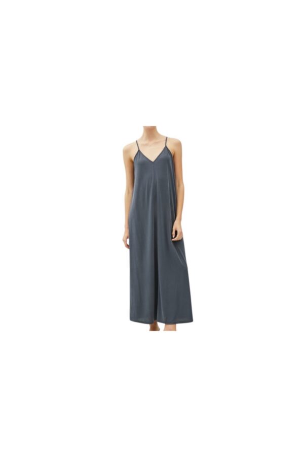 BE COOL V-NECK ADJUSTABLE STRAP MAXI DRESS