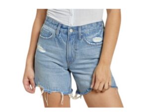 MICA DENIM BOYFRIEND MIDI SHORTS