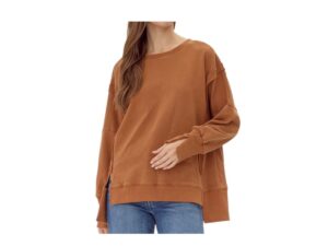 JODIFL MINERAL WASH LOOSE FIT SWEATSHIRT