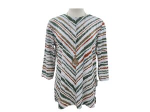 SOUTHERN LADY CHEVRON STRIPE KNIT TOP