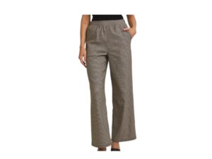 GILLI PLEATED CHECK PANTS