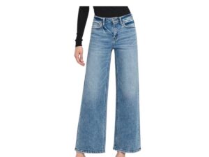 FLYING MONKEY HIGH RISE WIDE LEG JEAN