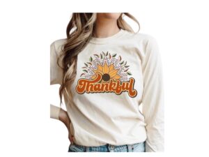 KISSED APPAREL FALL THANKFUL SUNFLOWER TEE