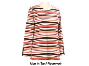 SOUTHERN LADY YARN DYE STRIPE TOP