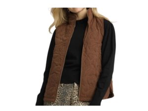 UMGEE QUILTED FLORAL VEST